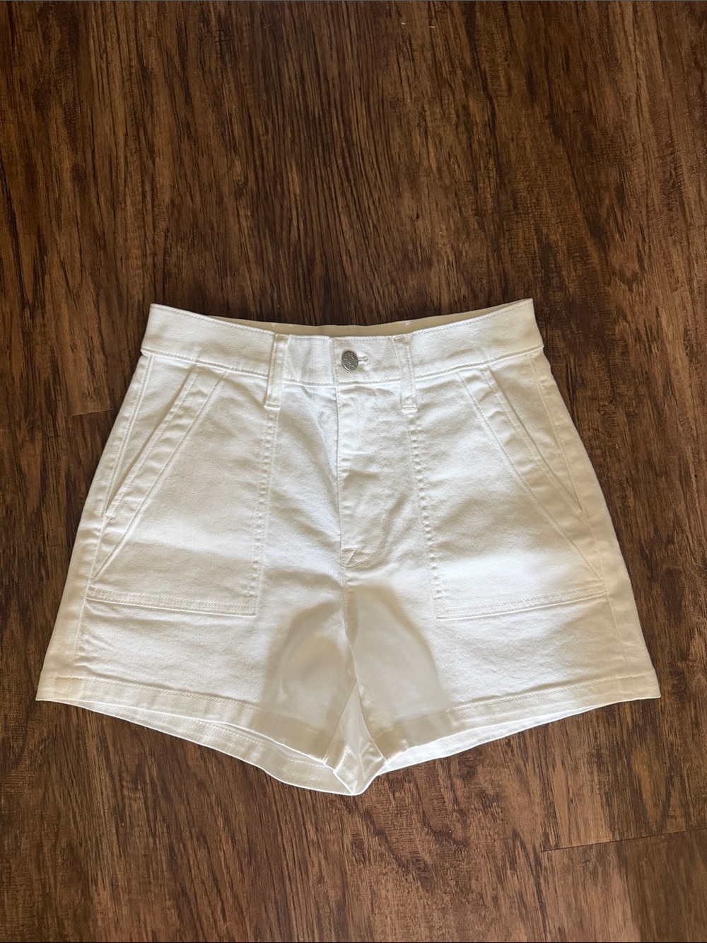 J Crew White Denim Shorts